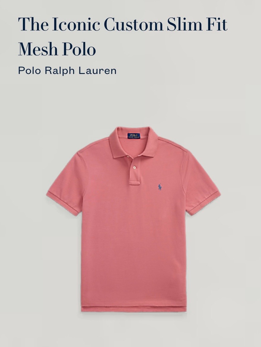 Polo By Ralph Lauren Slim Fit Mesh Polo - Rose Pink Xxl